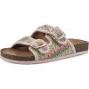 imageWHITE MOUNTAIN Girls Grazing Slide SandalSorbetMultiRaffia
