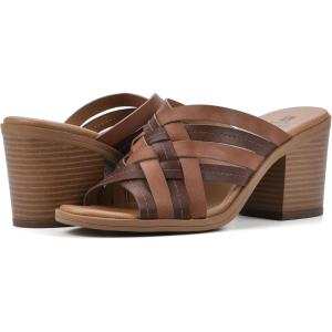 imageWHITE MOUNTAIN Shoes Be Happy Womens Block Heel SandalLight Brown Multi