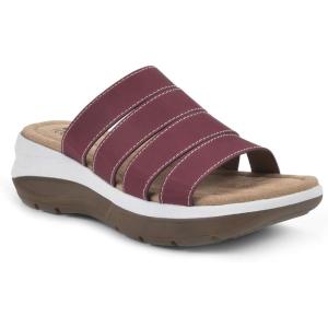 imageWHITE MOUNTAIN Womens Horizon Flat SandalRedSmooth