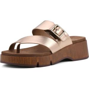 imageWHITE MOUNTAIN Womens Leftover Platform SandalRosegoldMetallic