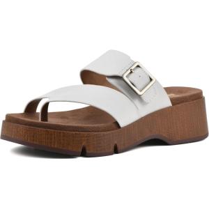 imageWHITE MOUNTAIN Womens Leftover Platform SandalWhiteBurnSmooth