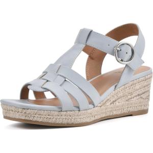 imageWHITE MOUNTAIN Womens Stormy Wedge SandalCornflower BlueSmooth