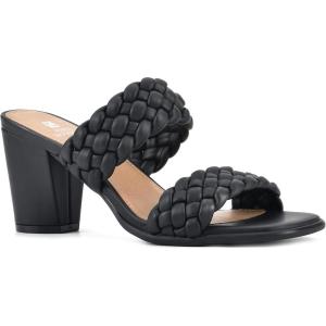 imageWHITE MOUNTAIN Womens by Far Block HeelBlackSmooth