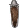 imageWhite Mountain Womens Bodhi Cap Toe Ballet FlatPewter Metallic
