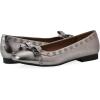 imageWhite Mountain Womens Bodhi Cap Toe Ballet FlatPewter Metallic