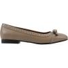 imageWhite Mountain Womens Bodhi Cap Toe Ballet FlatSand Smooth