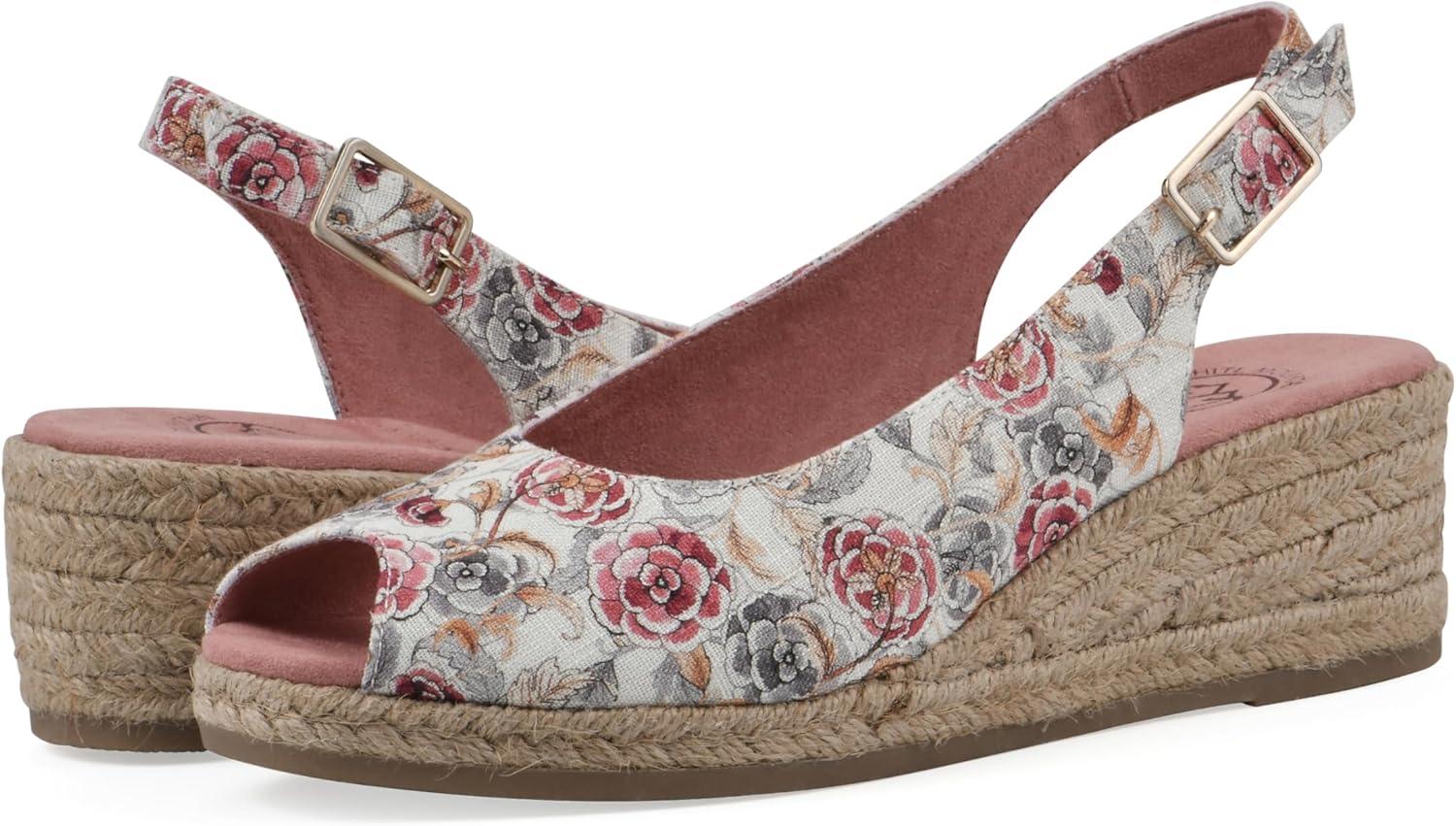 imageWHITE MOUNTAIN womens MaizeBlushFloralFab