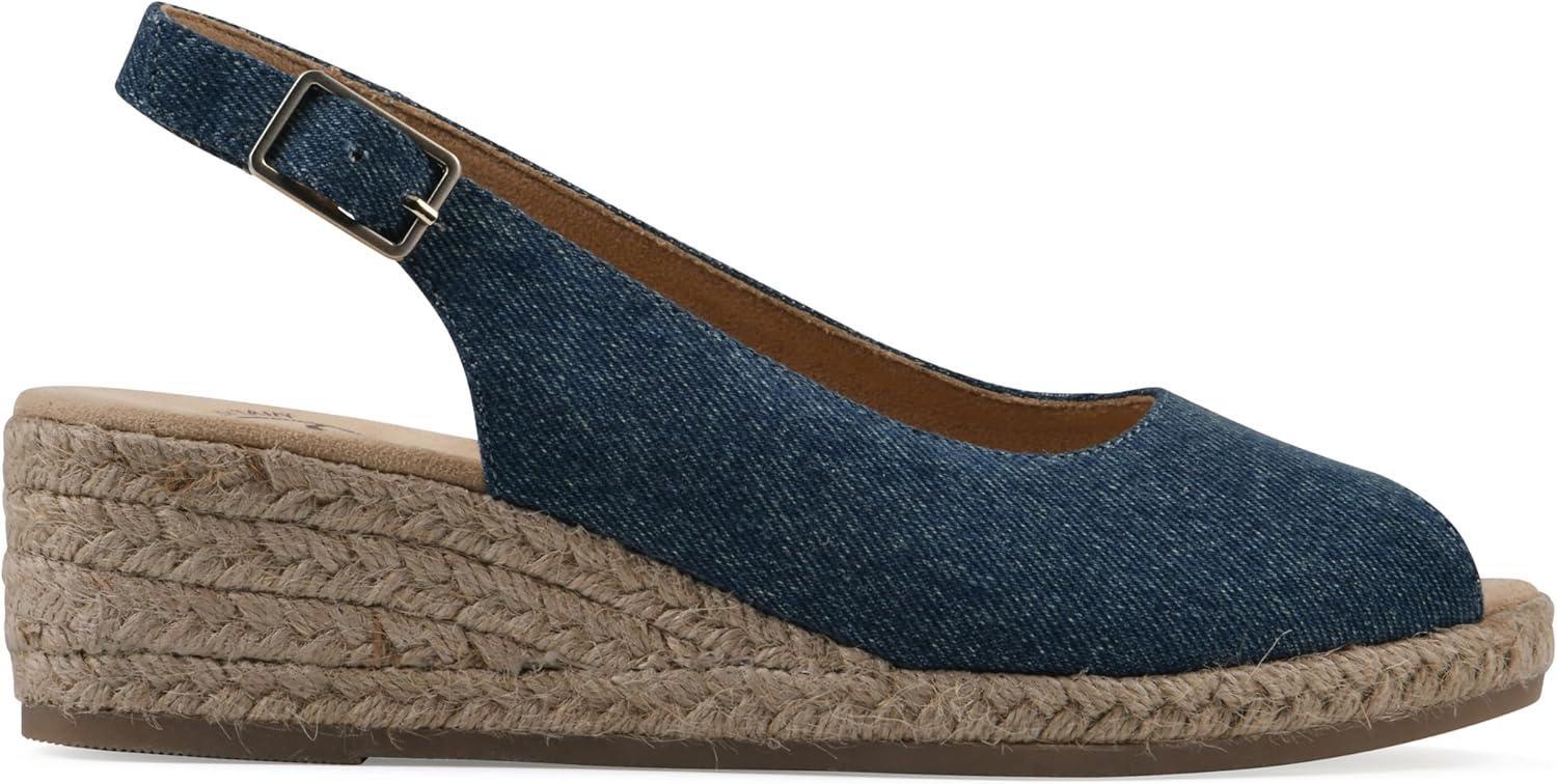 imageWHITE MOUNTAIN womens MaizeDkbluedenimFab