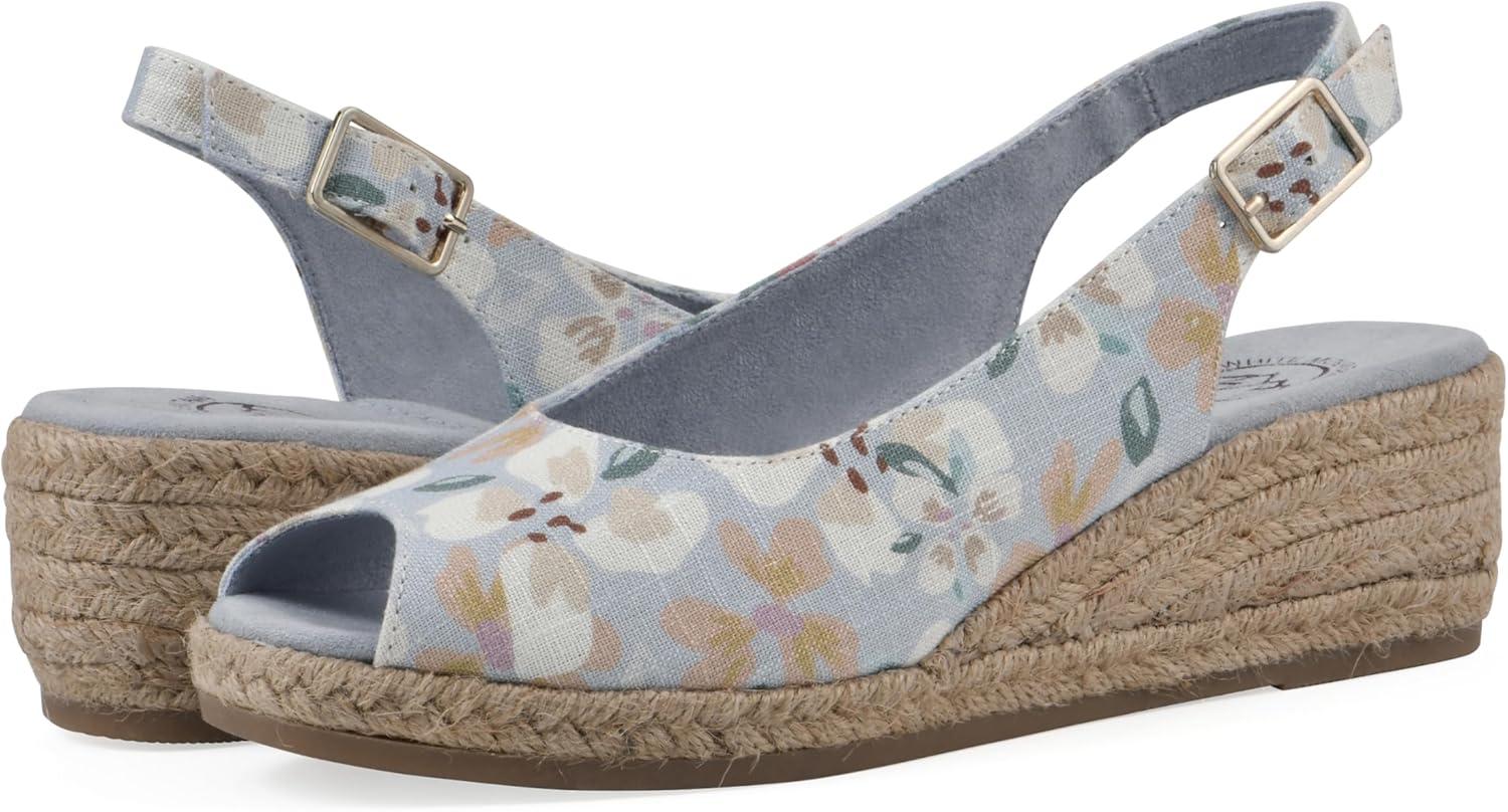 imageWHITE MOUNTAIN womens MaizeLtblueFloralFab