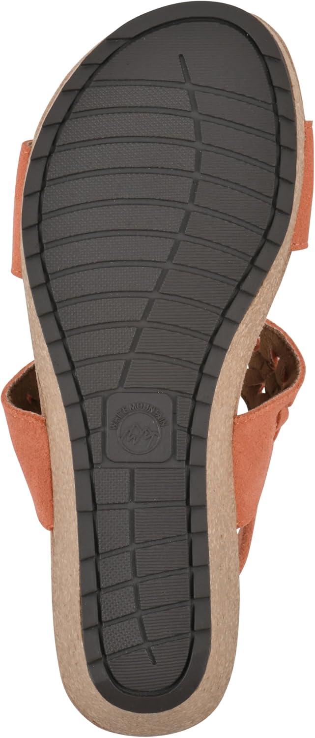 imageWHITE MOUNTAIN womens PretreatWedge SandalAperol SpritzSuede