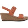 imageWHITE MOUNTAIN womens PretreatWedge SandalAperol SpritzSuede