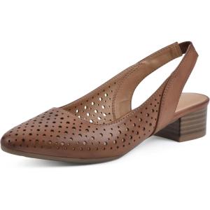 imageWHITE MOUNTAIN Womens Boronic Low Block HeelChestnutSmooth