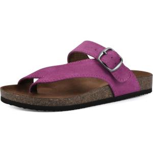 imageWHITE MOUNTAIN Carly Signature ComfortMolded Footbed SandalPurple RainSuede