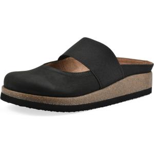 imageWHITE MOUNTAIN Womens Bassi Keyhole Signature ComfortMolded Footbed MuleBlackNubuck