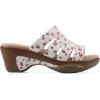 image:imageWhite Mountain Womens Valora Clog SandalCherry Print Smooth
