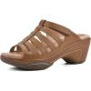 image:imageWhite Mountain Womens Valencia Clog SandalNaturalBurnSmooth