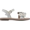image:imageWHITE MOUNTAIN Girls Gloss Flat SandalWhiteSmooth