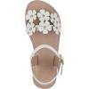image:imageWHITE MOUNTAIN Girls Gloss Flat SandalWhiteSmooth