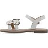 image:imageWHITE MOUNTAIN Girls Gloss Flat SandalWhiteSmooth