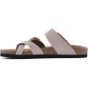 image:imageWHITE MOUNTAIN Gracie Signature ComfortMolded Footbed SandalLt LavenderSuede