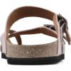 image:imageWHITE MOUNTAIN Gracie Signature ComfortMolded Footbed SandalLt LavenderSuede