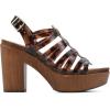 image:imageWHITE MOUNTAIN Womens Alli Platform ClogBrownMultiSmooth