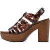 image:imageWHITE MOUNTAIN Womens Alli Platform ClogBrownMultiSmooth