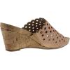 image:imageWHITE MOUNTAIN Womens Atlie Fabric Open Toe Special Rose Goldmetfab Size 85