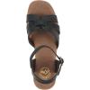 image:imageWHITE MOUNTAIN Womens Barista Platform SandalBlack Burnished Smooth