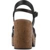 image:imageWHITE MOUNTAIN Womens Barista Platform SandalBlack Burnished Smooth