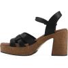 image:imageWHITE MOUNTAIN Womens Barista Platform SandalBlack Burnished Smooth