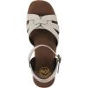 image:imageWHITE MOUNTAIN Womens Barista Platform SandalCream Burnished Smooth