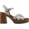image:imageWHITE MOUNTAIN Womens Barista Platform SandalCream Burnished Smooth