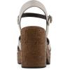 image:imageWHITE MOUNTAIN Womens Barista Platform SandalCream Burnished Smooth