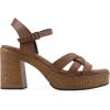image:imageWHITE MOUNTAIN Womens Barista Platform SandalDark Tan Burnished Smooth