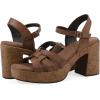 image:imageWHITE MOUNTAIN Womens Barista Platform SandalDark Tan Burnished Smooth