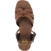 image:imageWHITE MOUNTAIN Womens Barista Platform SandalDark Tan Burnished Smooth