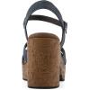 image:imageWHITE MOUNTAIN Womens Barista Platform SandalDenim Blue Fabric