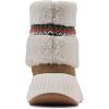 image:imageWHITE MOUNTAIN Womens Digital Platform Fur BootsChestnutSuede