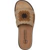 image:imageWHITE MOUNTAIN Womens Maxim Macrame Slide Sandal TanMultiFab 95 M