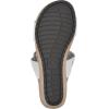 image:imageWHITE MOUNTAIN Womens Pretreat Woven Cork Wedge SandalWhiteLeather