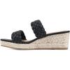 image:imageWHITE MOUNTAIN Womens Salvadora Platform Wedge SandalBlackSmooth