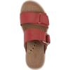 image:imageWhite Mountain Fom Recovery Womens Namaste Cushioned Slide SandalCruella Red Burnished Smooth