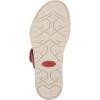image:imageWhite Mountain Fom Recovery Womens Namaste Cushioned Slide SandalCruella Red Burnished Smooth