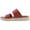 image:imageWhite Mountain Fom Recovery Womens Namaste Cushioned Slide SandalCruella Red Burnished Smooth