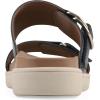 image:imageWhite Mountain Fom Recovery Womens Namaste Cushioned Slide SandalNavy Burnished Smooth