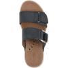 image:imageWhite Mountain Fom Recovery Womens Namaste Cushioned Slide SandalNavy Burnished Smooth