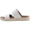 image:imageWhite Mountain Fom Recovery Womens Namaste Cushioned Slide SandalWhite Burnished Smooth
