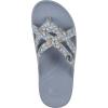 image:imageWhite Mountain Fom Recovery Womens Rip Cushioned SandalLtblue Floral Print