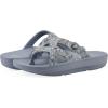 image:imageWhite Mountain Fom Recovery Womens Rip Cushioned SandalLtblue Floral Print